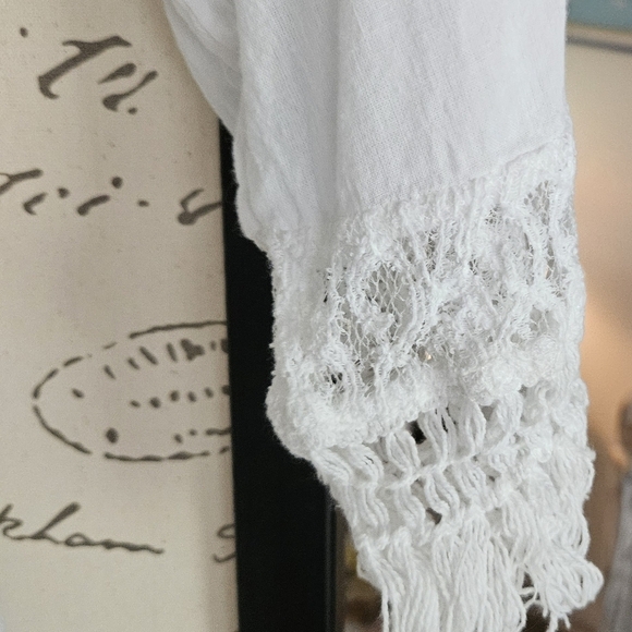 White Lace Trim Italian Made - Picture 4 of 9
